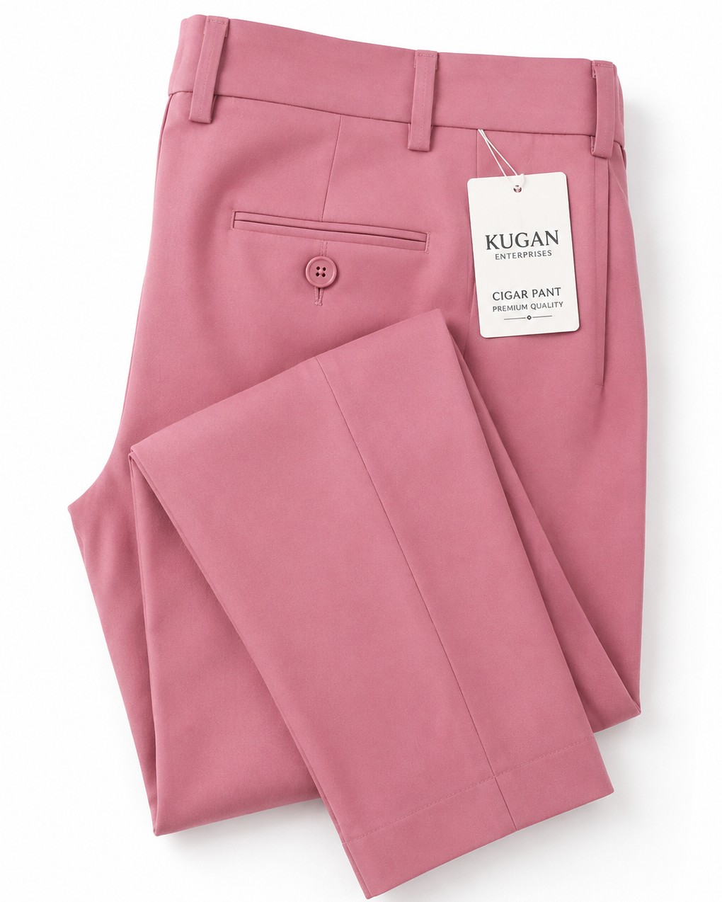 Women’s Pink Cigar Pant – Smart Fit Formal Trousers